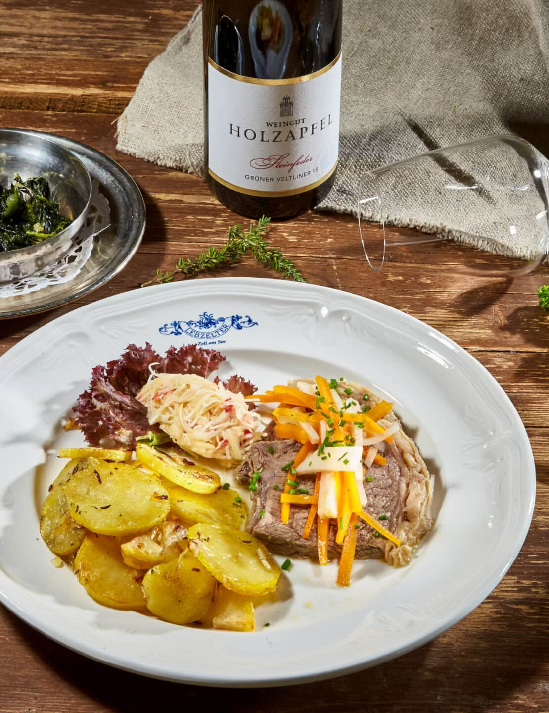 Fleisch mit Kartoffeln